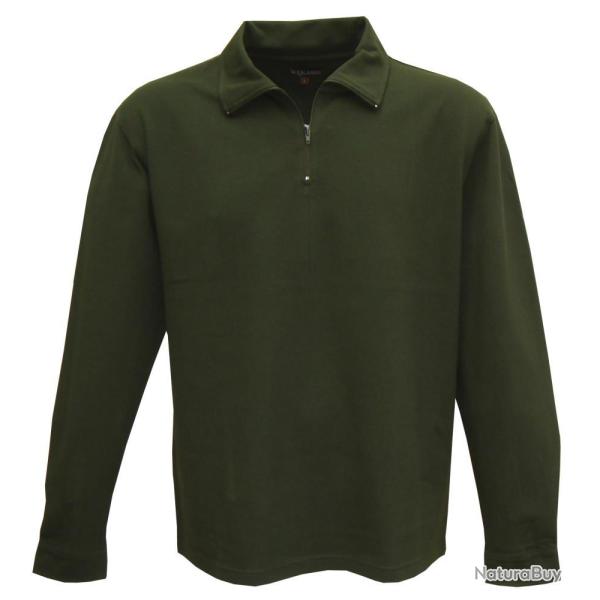 CHEMISE F1 ZIP MICRO POLAIRE KAKI KALAHARI