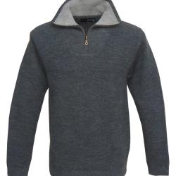 PULL COL ZIP CAMIONNEUR JEAN - 3XL - KALAHARI