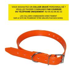 COLLIER PVC 600 X 25 MM - Orange - HB DOG