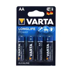 PILE AA/LR06 LONGLIFE POWER X 4 - VARTA