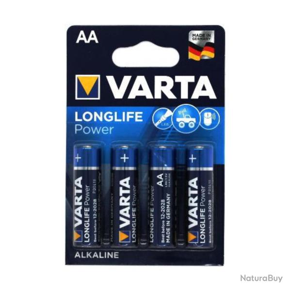 PILE AA/LR06 LONGLIFE POWER X 4 - VARTA