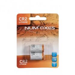 PILES CR2 LITHIUM 3V X2 - GROUPE NUM'AXES