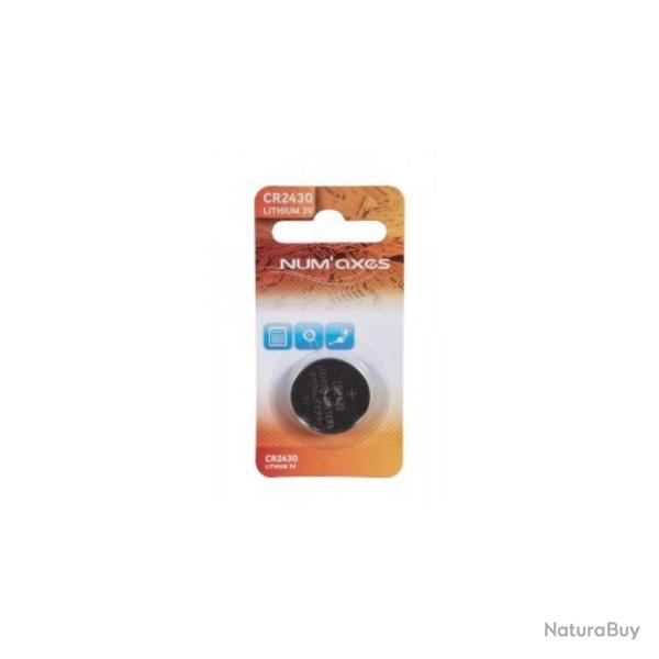 PILE CR2430 LITHIUM 3V - GROUPE NUM'AXES