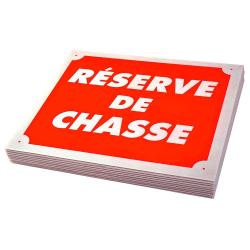 PLAQUE AKILUX RESERVE DE CHASSE X10 - JANUEL