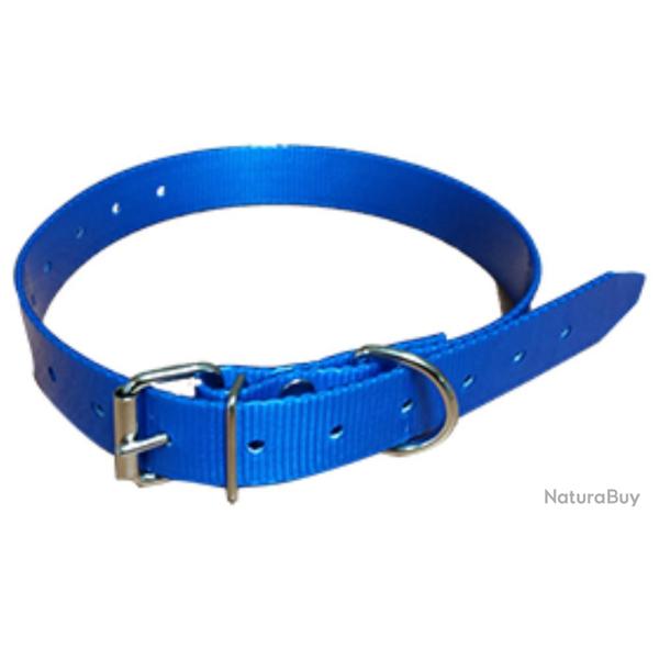 COLLIER CHIEN POLYURETHANE 60CM - Bleu - HB DOG