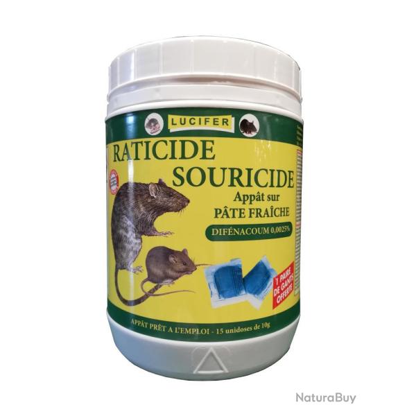 RATICIDE SOURICIDE PATE 150G - LUCIFER