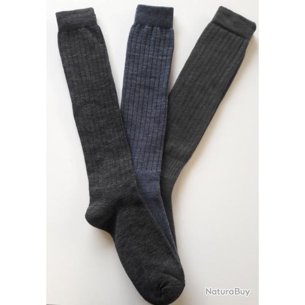 LOT DE 3 MIBAS BOTTES JEAN/MARRON/KAKI - 39/42 - THIERRY