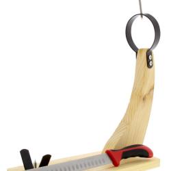 SUPPORT A JAMBON AVEC COUTEAU 25 CM - PRADEL EXCELLENCE