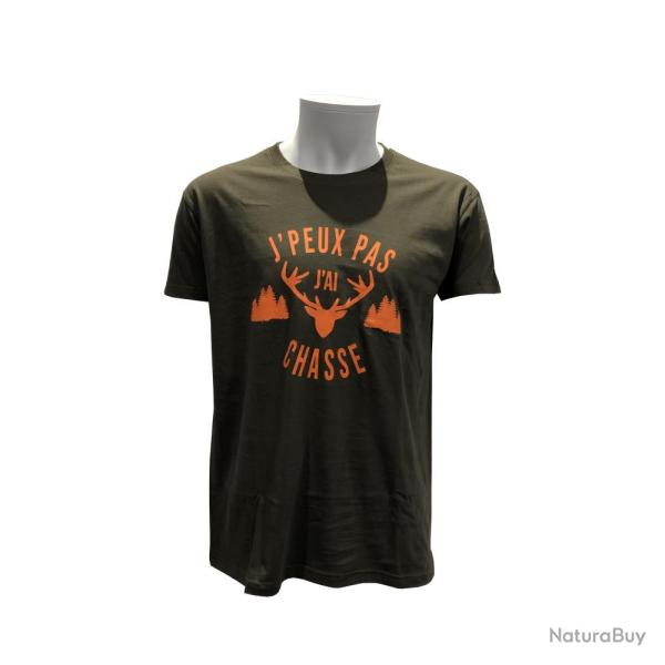 TSHIRT JPEUX PAS JAI CHAS KAKI ORA BARTAVEL