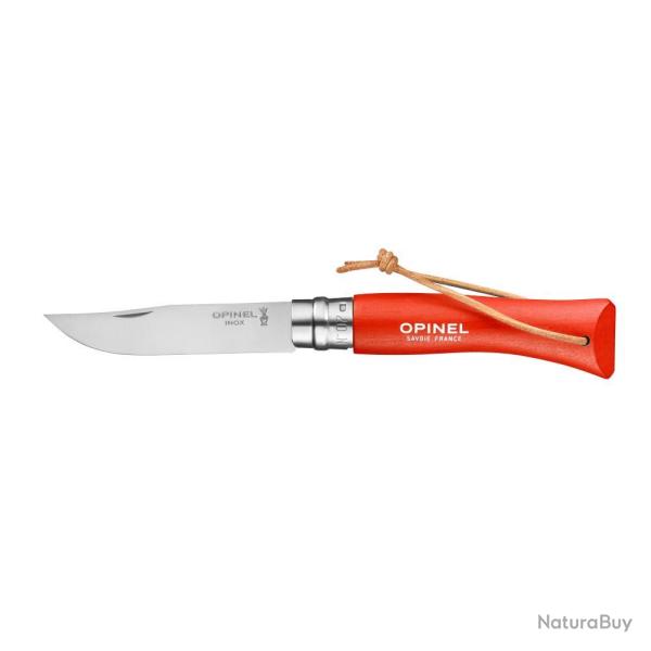 COUTEAU INOX N7 ACIDULE ORANGE - OPINEL