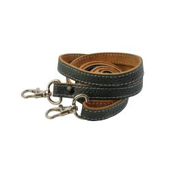 SAUTOIR DE CORNE CROUTE CUIR - 