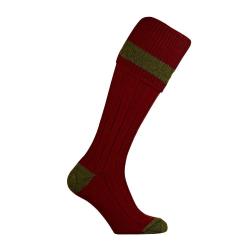 CHAUSSETTE BYRON BURGUNDY - 40/42 - PENNINE