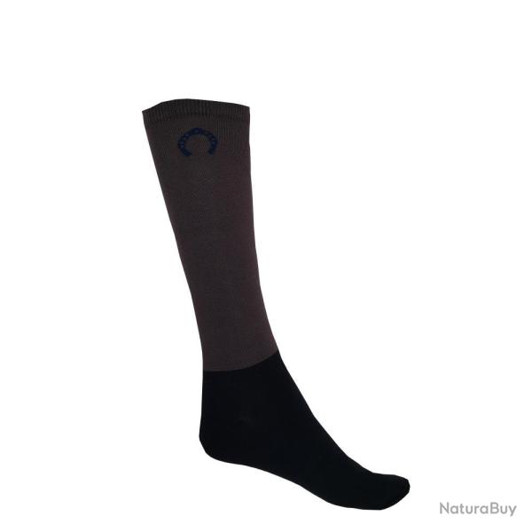 CHAUSSETTES FINES NYLON GRISES - S - 