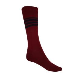 CHAUSSETTES FOOT BORDEAUX/MARINE - L - 