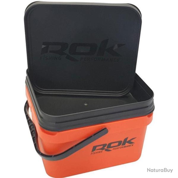 SEAU 10L + BASSINE INTEGREE - Orange - ROK