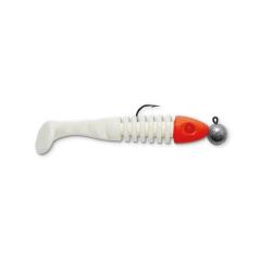 LEURRE M SKELETON 8CM 7G - BLANC TETE ROUGE - DELALANDE