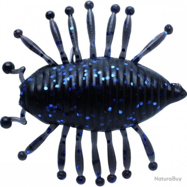 LEURRE GAMBIT WOODLOUSE 3CM - BLACK/WHITE/BLUE - ILLEX