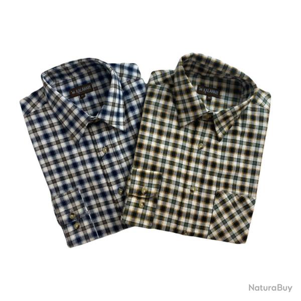 LOT 2 CHEMISES IMPALA AZUR LICHEN KALAHARI