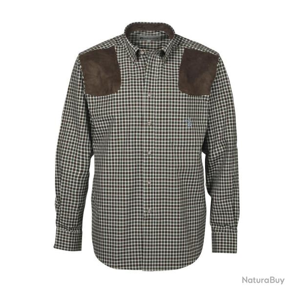 CHEMISE SOLOGNE MARRON PERCUSSION