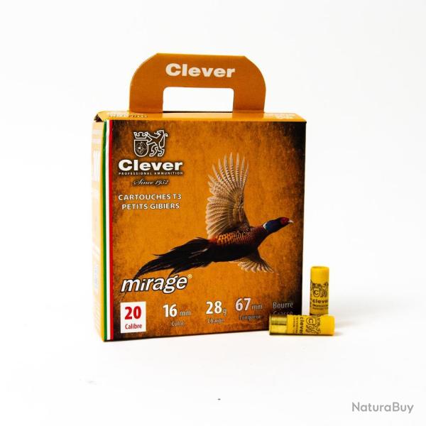 PACK CARTOUCHES T3 HUNT 20 70 28G BG N CLEVER