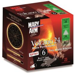 CARTOUCHES VOLCANO 28/24G N6 X25 - MARY ARM