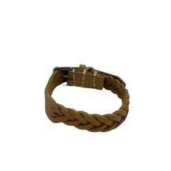 COLLIER TRESSE 40CM COGNAC - 22