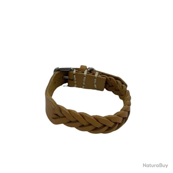 COLLIER TRESSE 40CM COGNAC - 22