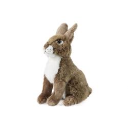 PELUCHE LIEVRE DEBOUT 30CM - LIVING NATURE