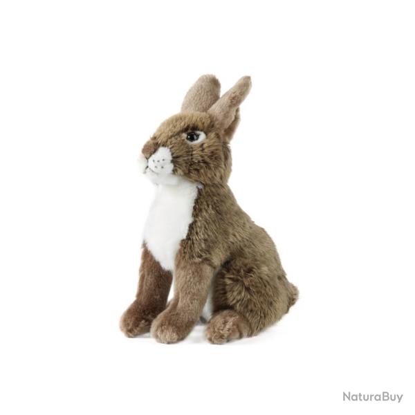 PELUCHE LIEVRE DEBOUT 30CM - LIVING NATURE
