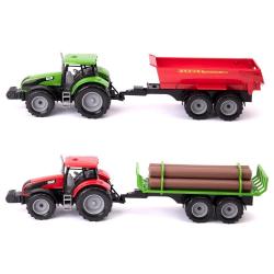 TRACTEUR & CHARRETTE DIVERS 1/32 48CM - FUMFINGS