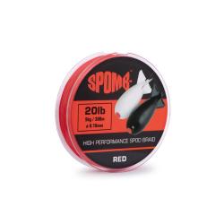 TRESSE ROUGE 300M 9KG - SPOMB