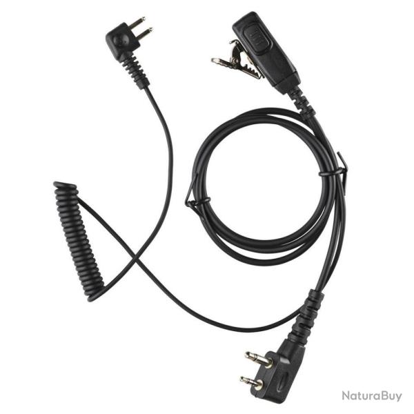 CABLE ADAPTATEUR TALKIE WALKIE G9/G7 PRO POUR CASQUES ANTIBRUIT PELTOR - MIDLAND