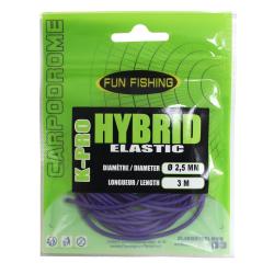 ELASTIQUE K-PRO HYBRID - 2.5mm - FUN FISHING