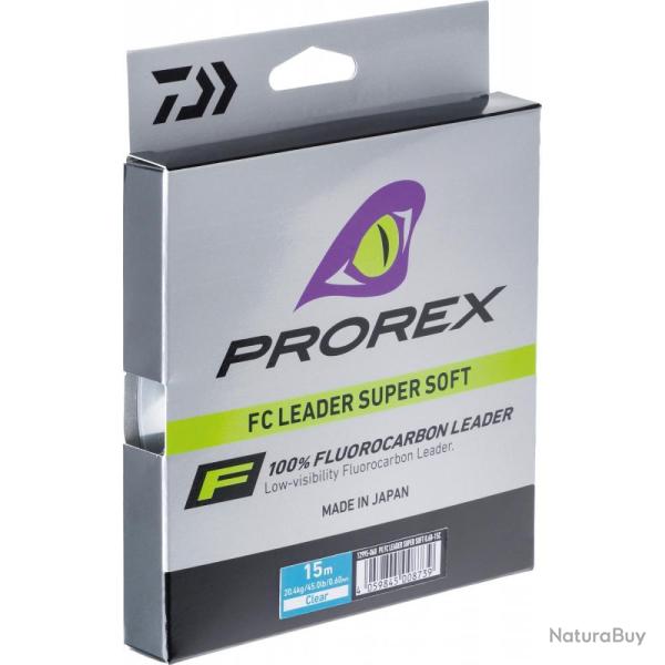 FLUOROCARBONE PX SS LEADER 15M - 60/100 - DAIWA