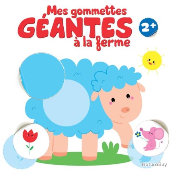 LIVRE MES GOMMETTES GEANTES A LA FERME V - 2459