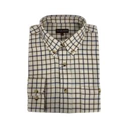 CHEMISE NATURE MARINE/TAUPE - XL - KALAHARI