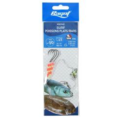 MONTAGE SURF RIG FLAT FISH - 1/0 - RAGOT