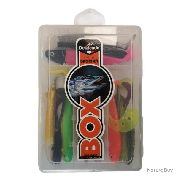 KIT BROCHET 12 LEURRES SOUPLES - DELALANDE