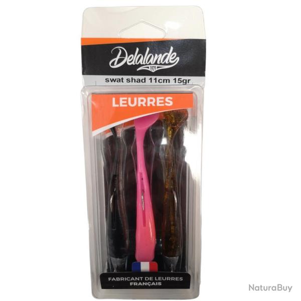 LEURRE M SWAT SHAD 11CM 15G - MULTICOLOR - DELALANDE