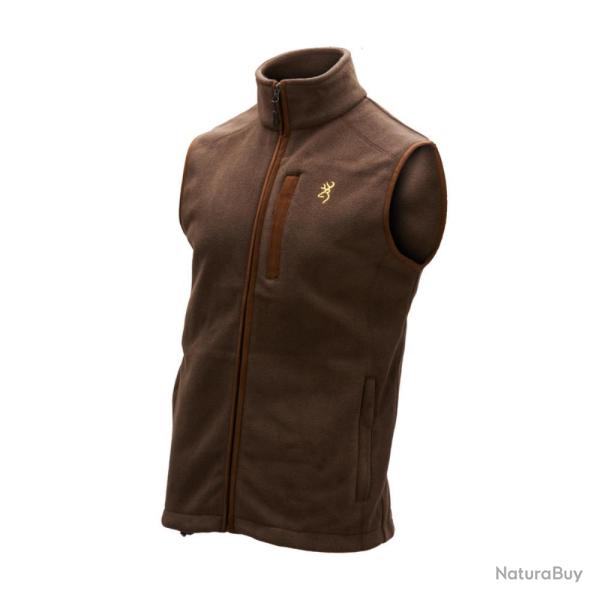 GILET POLAIRE SUMMIT BROWN - 2XL - BROWNING