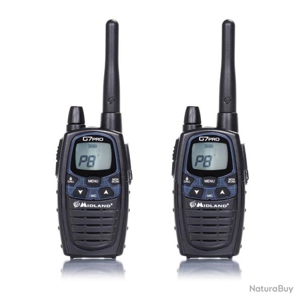 TALKIE WALKIE G7 PRO NOIR X2 - MIDLAND