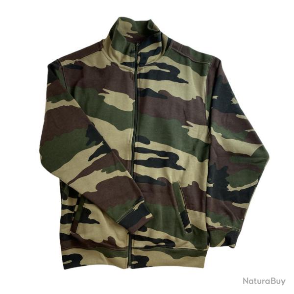 VESTE SWEAT ZIPPE FACEL CAMO - S - KALAHARI