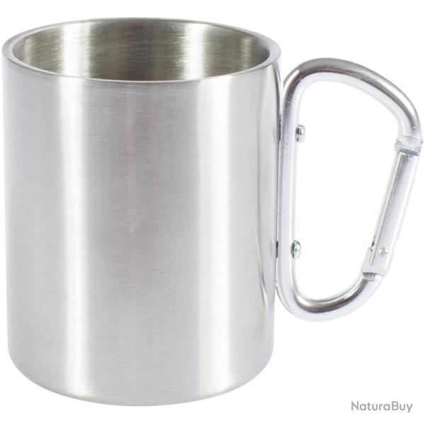 MUG INOX DOUBLE PAROI AV MOUSQUETON 35CL - CAO