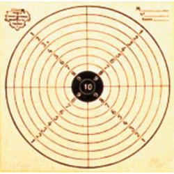 CIBLES 15X15 NOIRE X100 - COURT