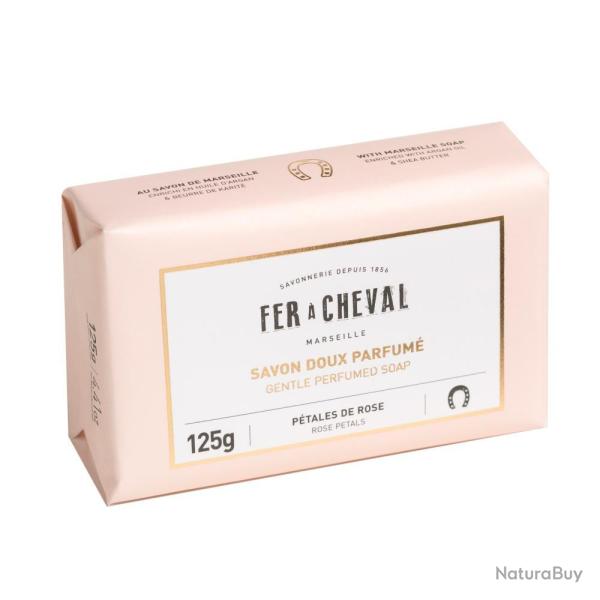 SAVONNETTE PARFUM PETALE DE ROSE - 125g - FER A CHEVAL