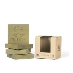 SAVON DE MARSEILLE 4 TRANCHES OLIVE - 260G - FER A CHEVAL