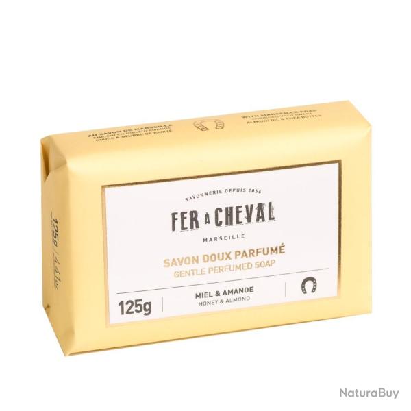 SAVONNETTE PARFUM MIEL & AMANDE - 125g - FER A CHEVAL