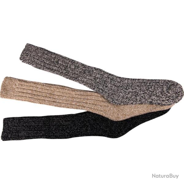 LOT DE 3 MIBAS MONTAGNE GRIS/BEIGE - 39/42 - AZERTEX