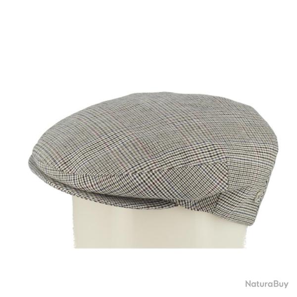 CASQUETTE PLATE TISSUS BEIGE - 59 - M BY FLECHET