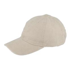 CASQUETTE BASEBALL COTON BEIGE - FLECHET